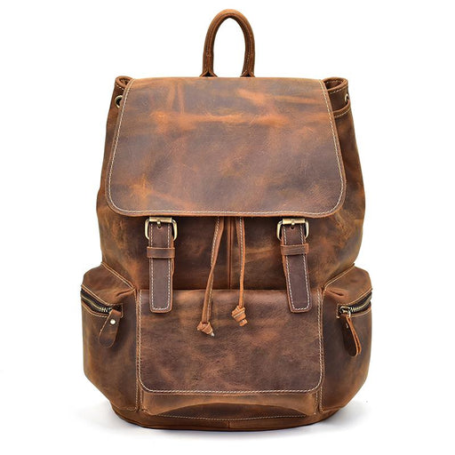 The Hagen Backpack | Vintage Leather Backpack - sighsandhighs.com